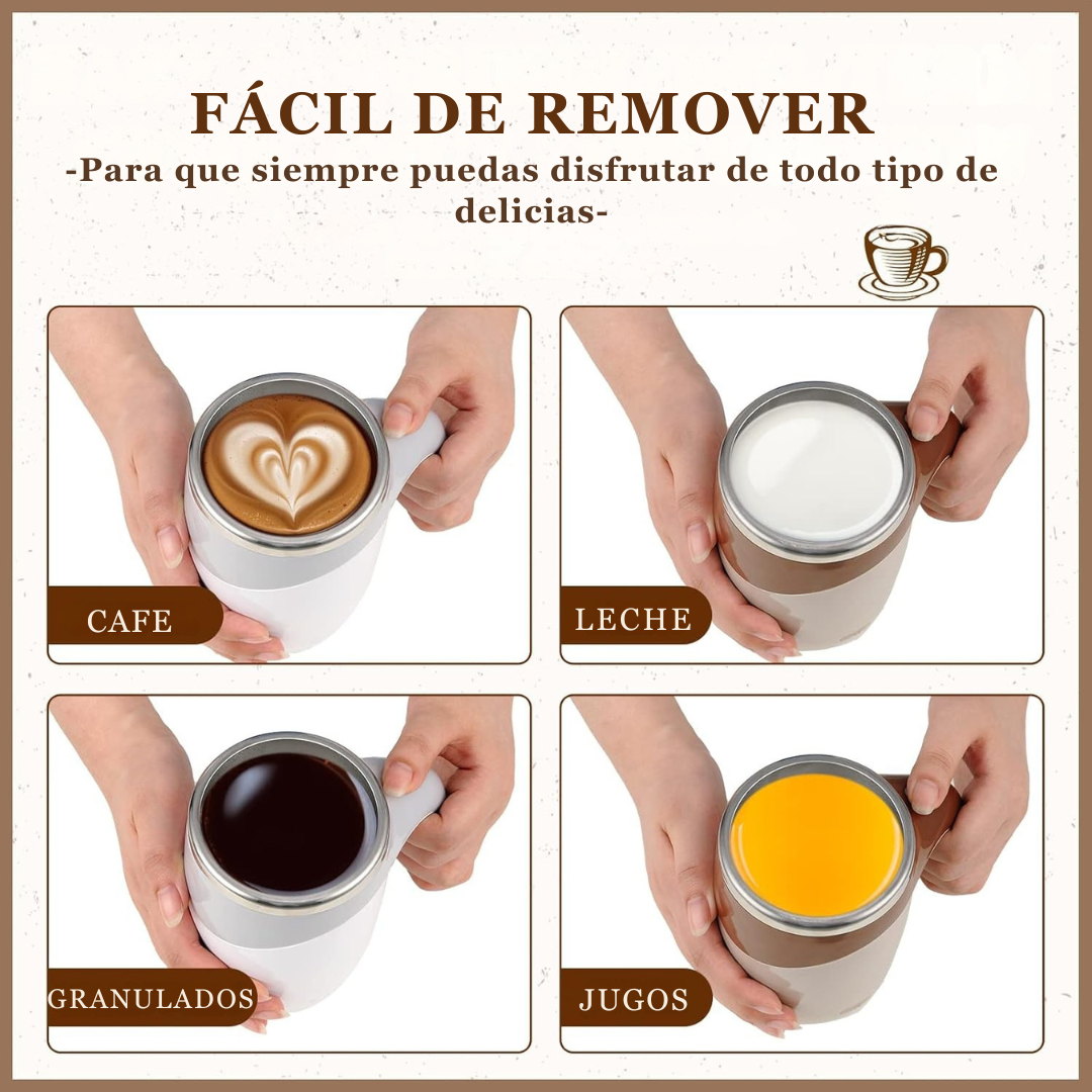 Taza Térmica Batidora Automática Recargable