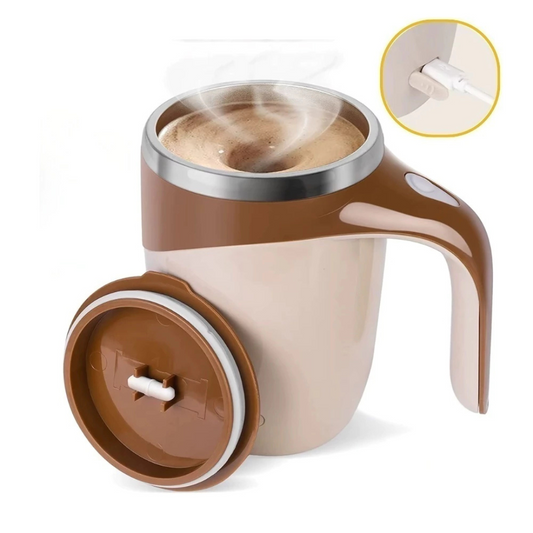 Taza Térmica Batidora Automática Recargable