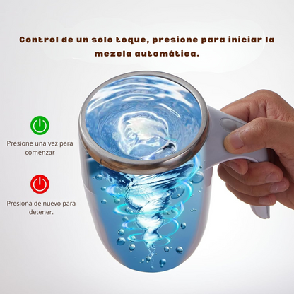 Taza Térmica Batidora Automática Recargable